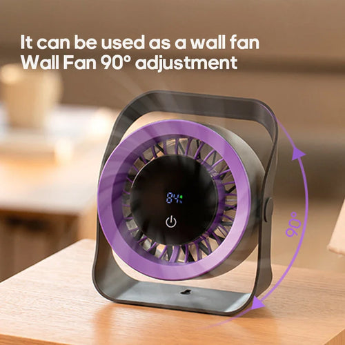 Smart Rechargeable Desk Fan